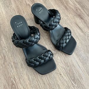 Cute and comfortable black heels